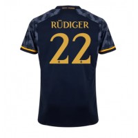 Real Madrid Antonio Rudiger #22 Bortatröja 2023-24 Kortärmad